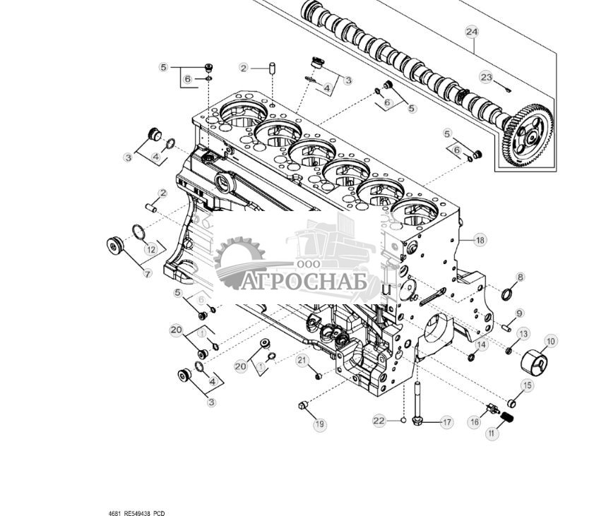 4681 Блок цилиндров ( - XXXXXX) - ST897390 764.jpg